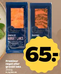 Netto Premieur røget eller gravad laks tilbud