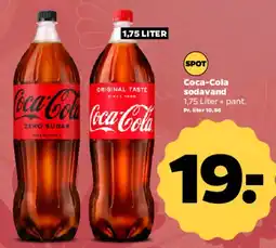 Netto Coca‑Cola sodavand 1,75 liter tilbud