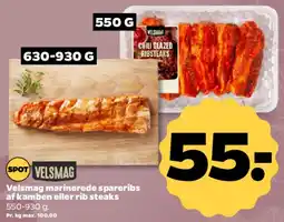 Netto Velsmag marinerede spareribs tilbud