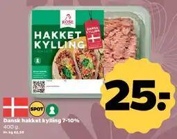 Netto Dansk hakket kylling 7-10% tilbud