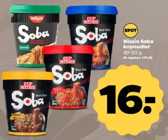 Netto Nissin Soba kopnudler tilbud