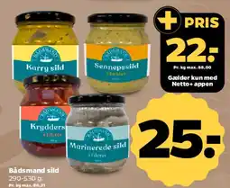 Netto Bådsmand sild tilbud