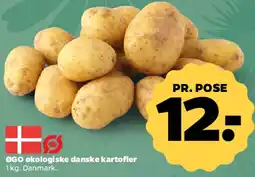Netto ØGO økologiske danske kartofler tilbud
