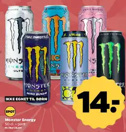 Netto Monster Energy 50 cl tilbud