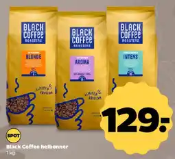 Netto Black Coffee helbønner tilbud