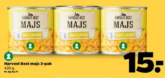 Netto Harvest Best majs 3-pak tilbud