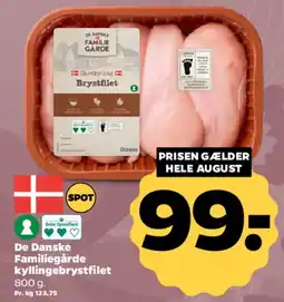 Netto De Danske Familiegårde kyllingebrystfilet tilbud