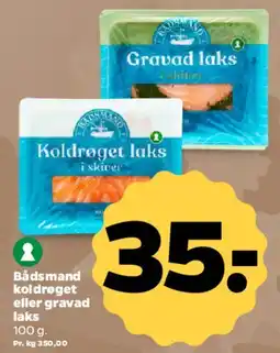 Netto Bådsmand koldrøget eller gravad laks tilbud