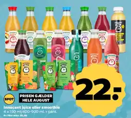 Netto Innocent juice eller smoothie tilbud
