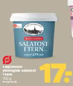 Netto Logismose økologisk salatost i tern tilbud