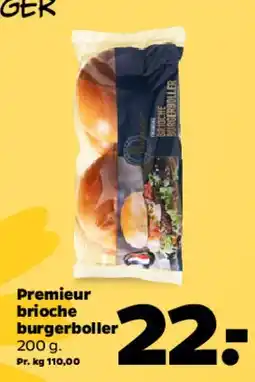 Netto Premieur brioche burgerboller tilbud