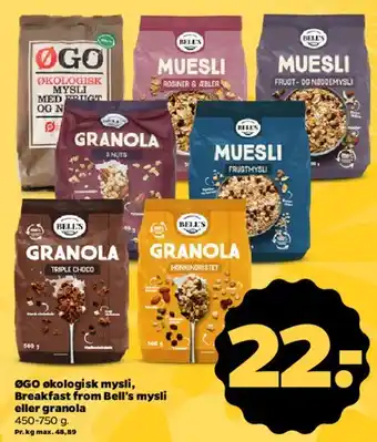 Økologisk mysli / granola