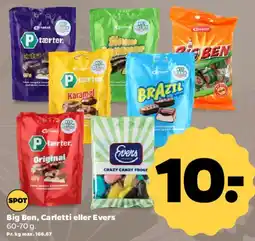 Netto Big Ben, Carletti eller Evers tilbud