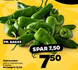 Netto Padron peber tilbud