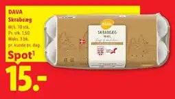 Lidl DAVA Skrabeæg tilbud