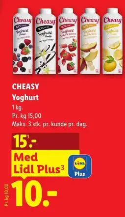 Lidl CHEASY Yoghurt tilbud