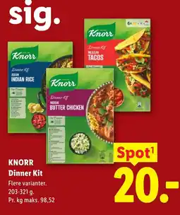 Lidl KNORR Dinner Kit tilbud