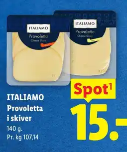 Lidl ITALIAMO Provoletta i skiver tilbud