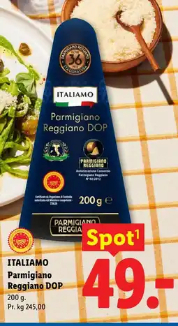 Lidl ITALIAMO Parmigiano Reggiano DOP tilbud