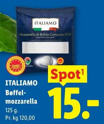 Lidl ITALIAMO Bøffel- mozzarella tilbud