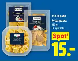 Lidl ITALIAMO Fyldt pasta tilbud
