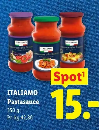 Lidl ITALIAMO Pastasauce tilbud