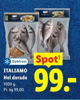 Lidl ITALIAMO Hel dorade tilbud