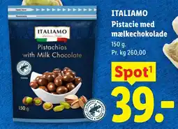 Lidl ITALIAMO Pistacie med mælkechokolade tilbud