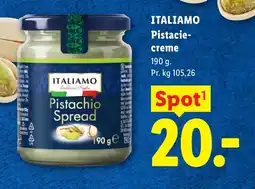 Lidl ITALIAMO Pistacie- creme tilbud