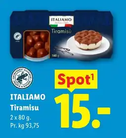Lidl ITALIAMO Tiramisu tilbud