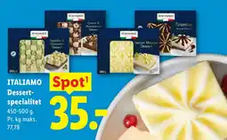 Lidl ITALIAMO Dessert- specialitet tilbud