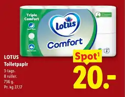 Lidl LOTUS Toiletpapir tilbud
