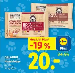 Lidl ORLANDO Hundefoder tilbud