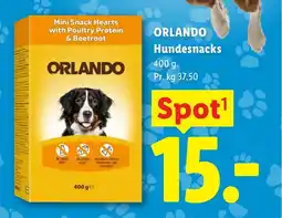 Lidl ORLANDO Hundesnacks tilbud