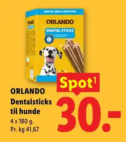 Lidl ORLANDO Dentalsticks til hunde tilbud