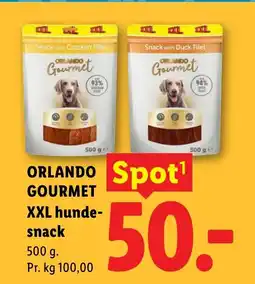 Lidl ORLANDO GOURMET XXL hunde- snack tilbud