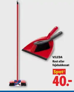 Lidl VILEDA Kost eller fejebakkesæt tilbud