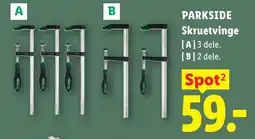 Lidl PARKSIDE Skruetvinge tilbud