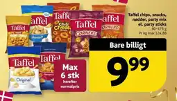 Løvbjerg Taffel chips, snacks, nødder, party mix el. party sticks tilbud
