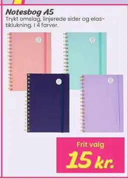 Hi five Notesbog A5 tilbud