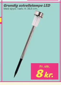 Hi five Grundig solcellelampe LED tilbud