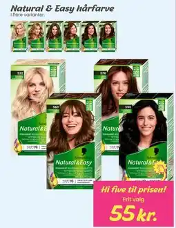Hi five Natural & Easy hårfarve tilbud