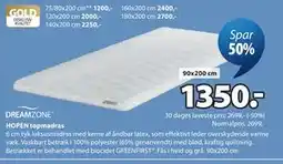 JYSK HOPEN topmadras tilbud