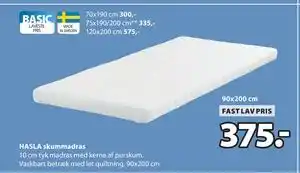 JYSK HASLA skummadras tilbud