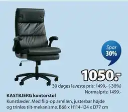 JYSK KASTBJERG kontorstol tilbud