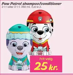 Hi five Paw Patrol shampoo/conditioner tilbud