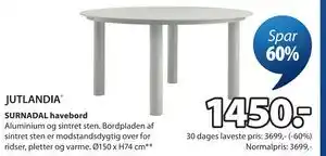 SURNADAL havebord