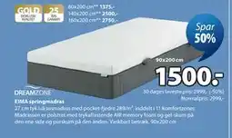 JYSK EIMA springmadras tilbud