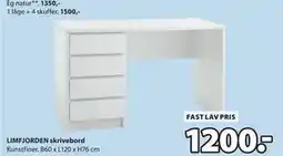 JYSK LIMFJORDEN skrivebord tilbud