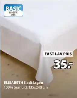 JYSK ELISABETH fladt lagen tilbud
